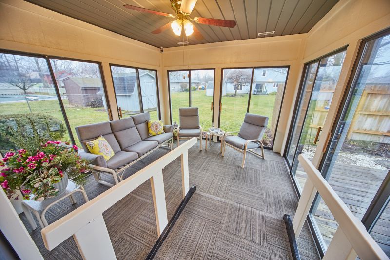Completed Sunroom with Decor