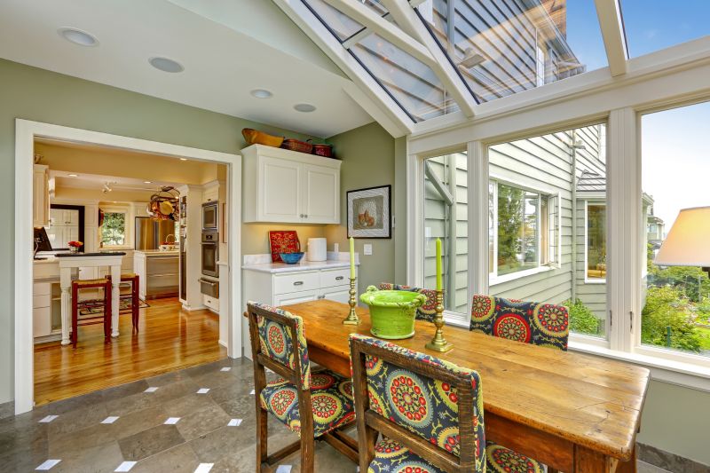 Bright Interior of Sunroom