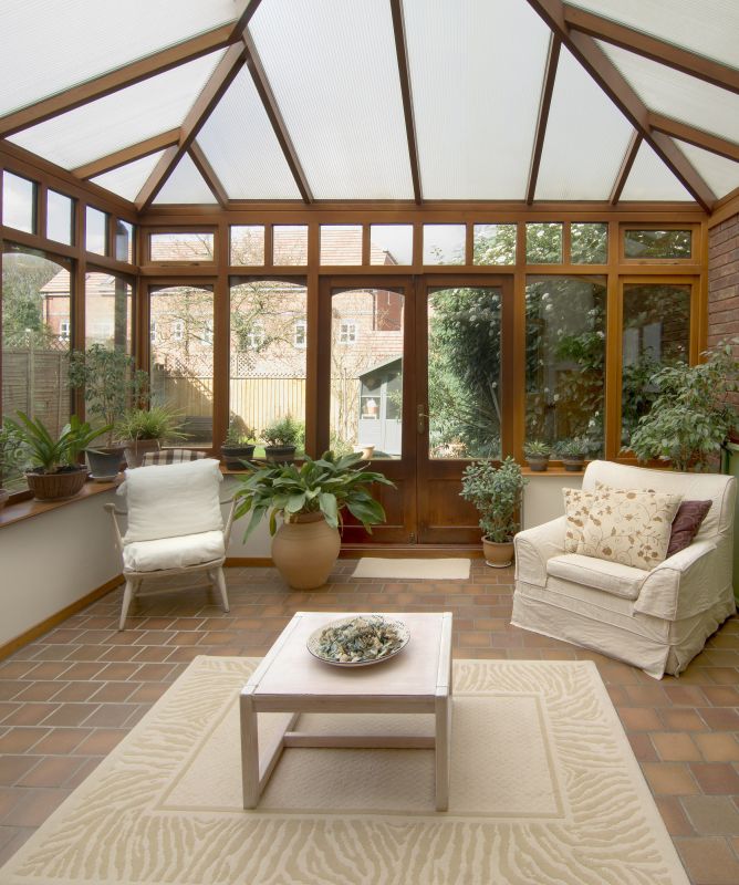 Sunroom Interior with Natural Light